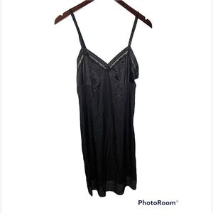 Vintage‎ Lorraine silky black nightgown
